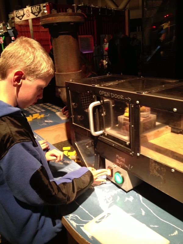 mythbusters exhibit at the tech museum