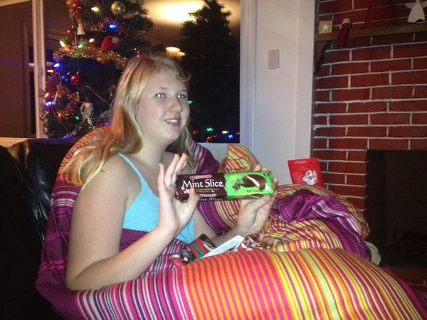 Mint slice, a rare treat