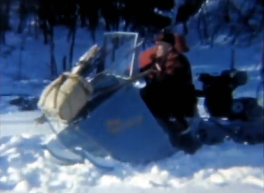 First Snowmobile Opens Remote Backcountry
