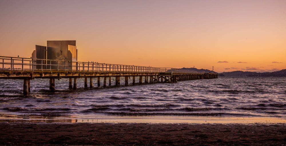 Sunset at the wharf post image