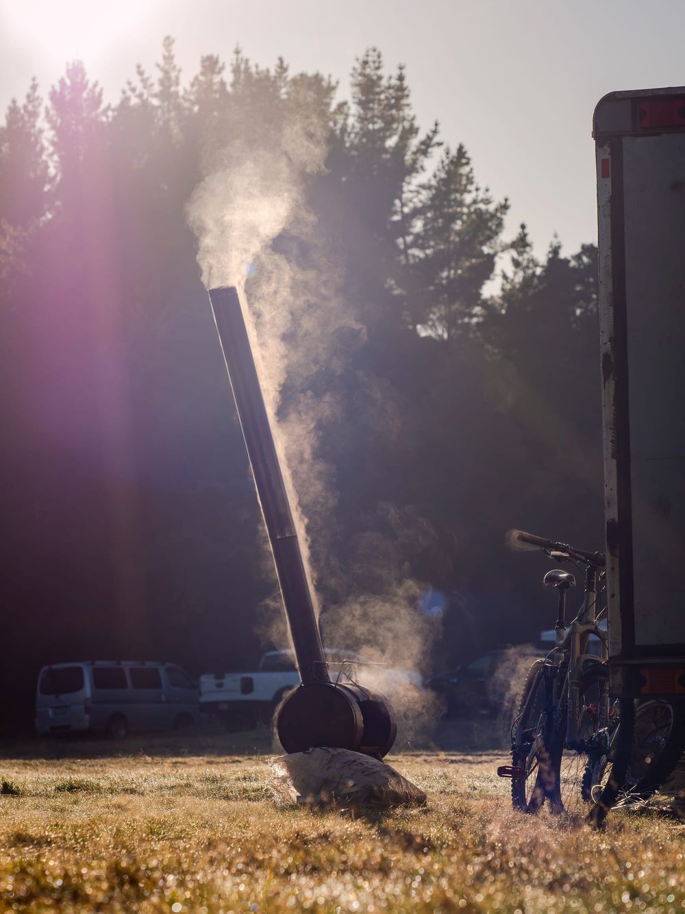 Morning chill, fire’s on post image