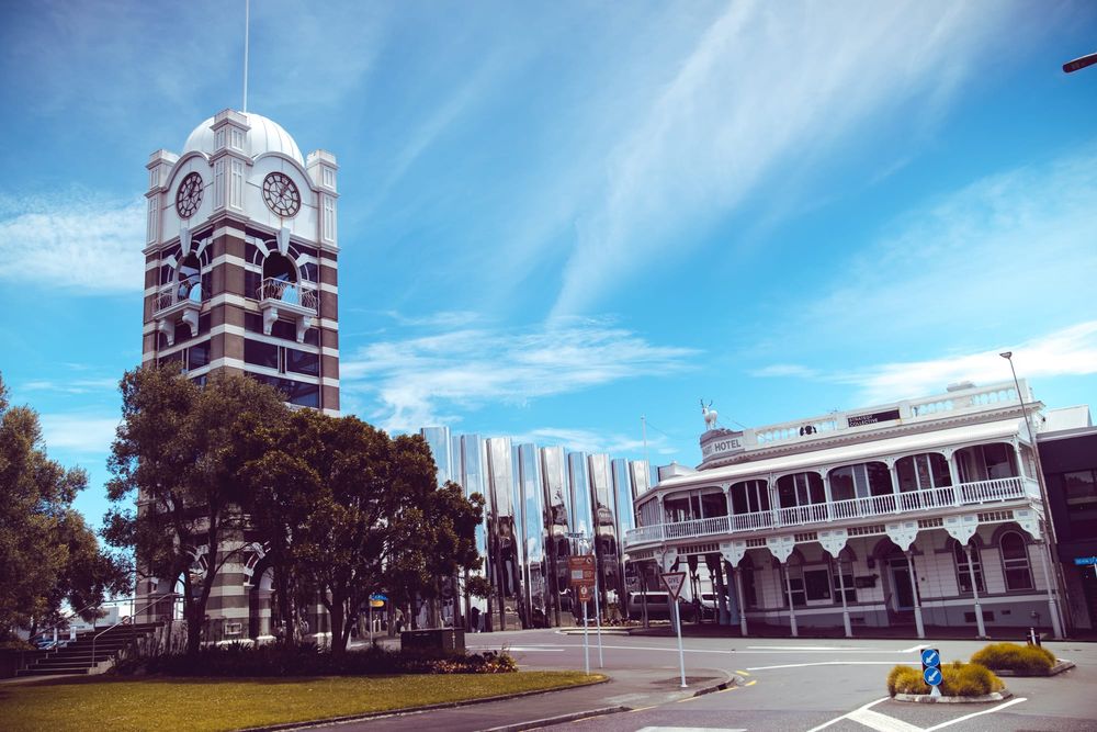 Clock tower, modern and traditional architecture post image