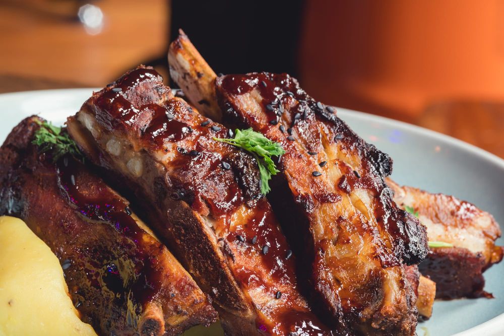 Glazed ribs sesame seed post image