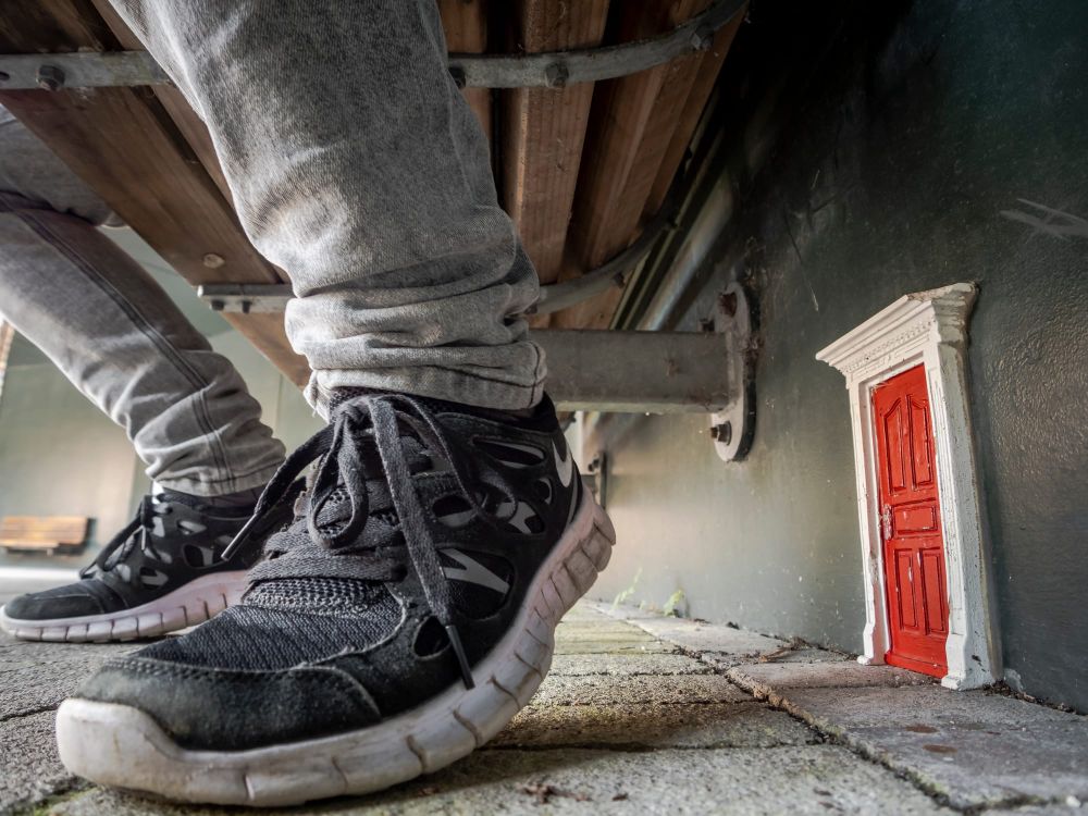 Hamilton gardens piazza tiny door post image