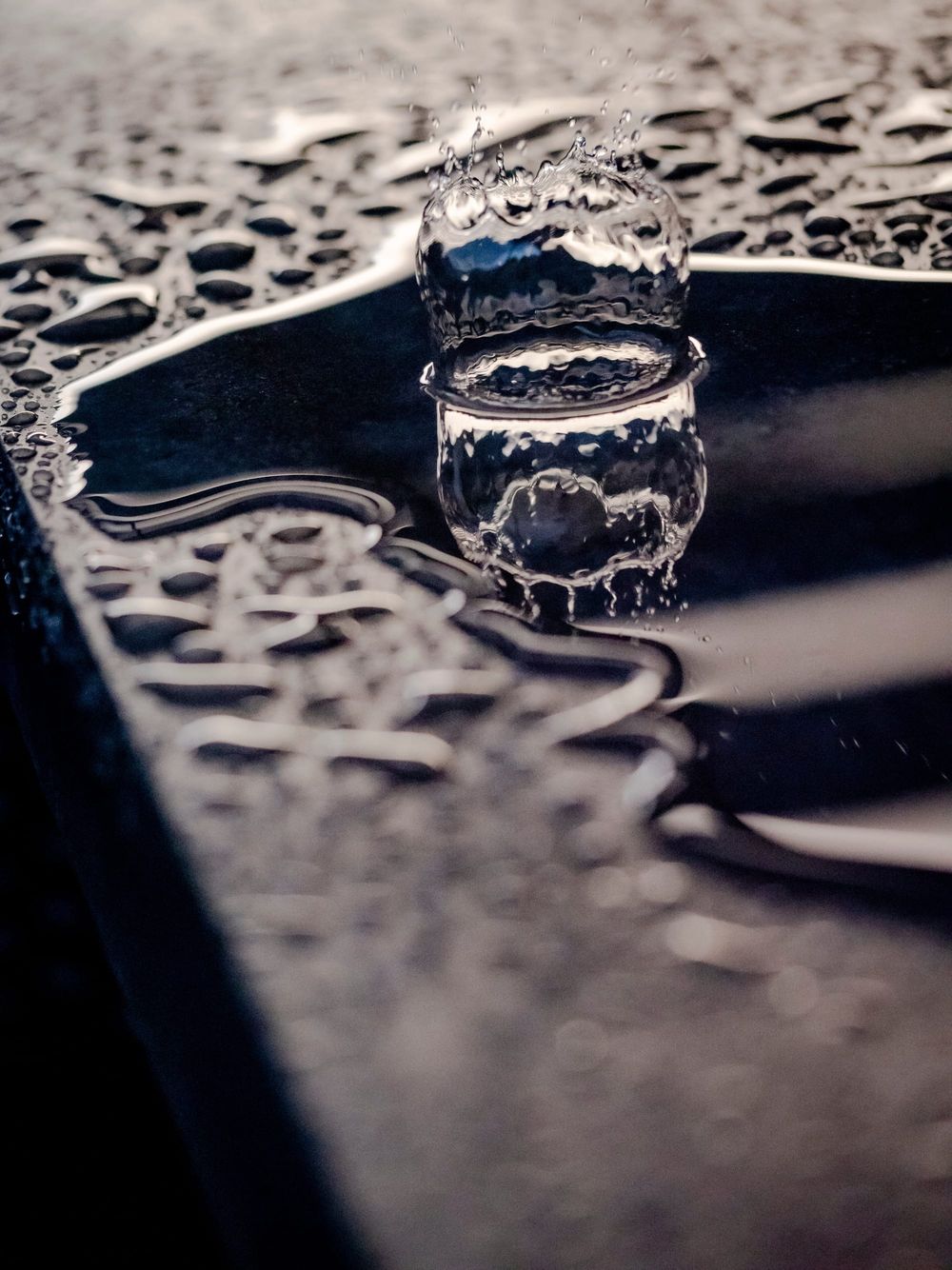 Water splash reflection post image