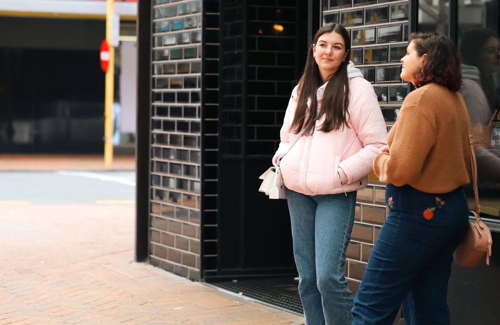 Street conversation post image