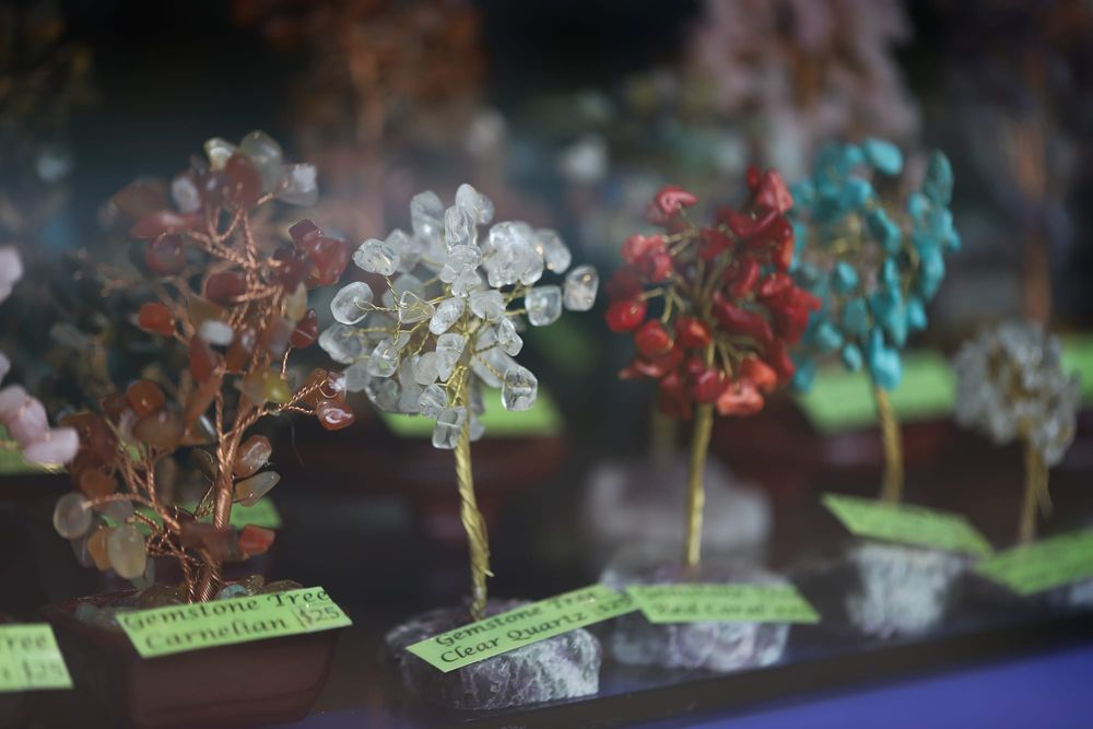 Gemstone trees on display post image