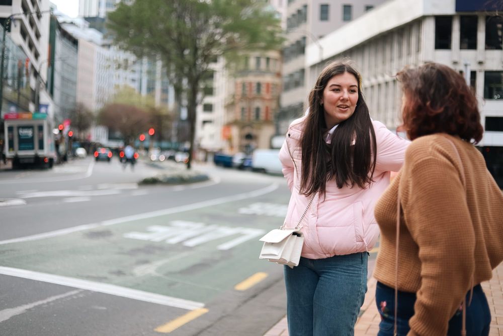 Street conversation post image