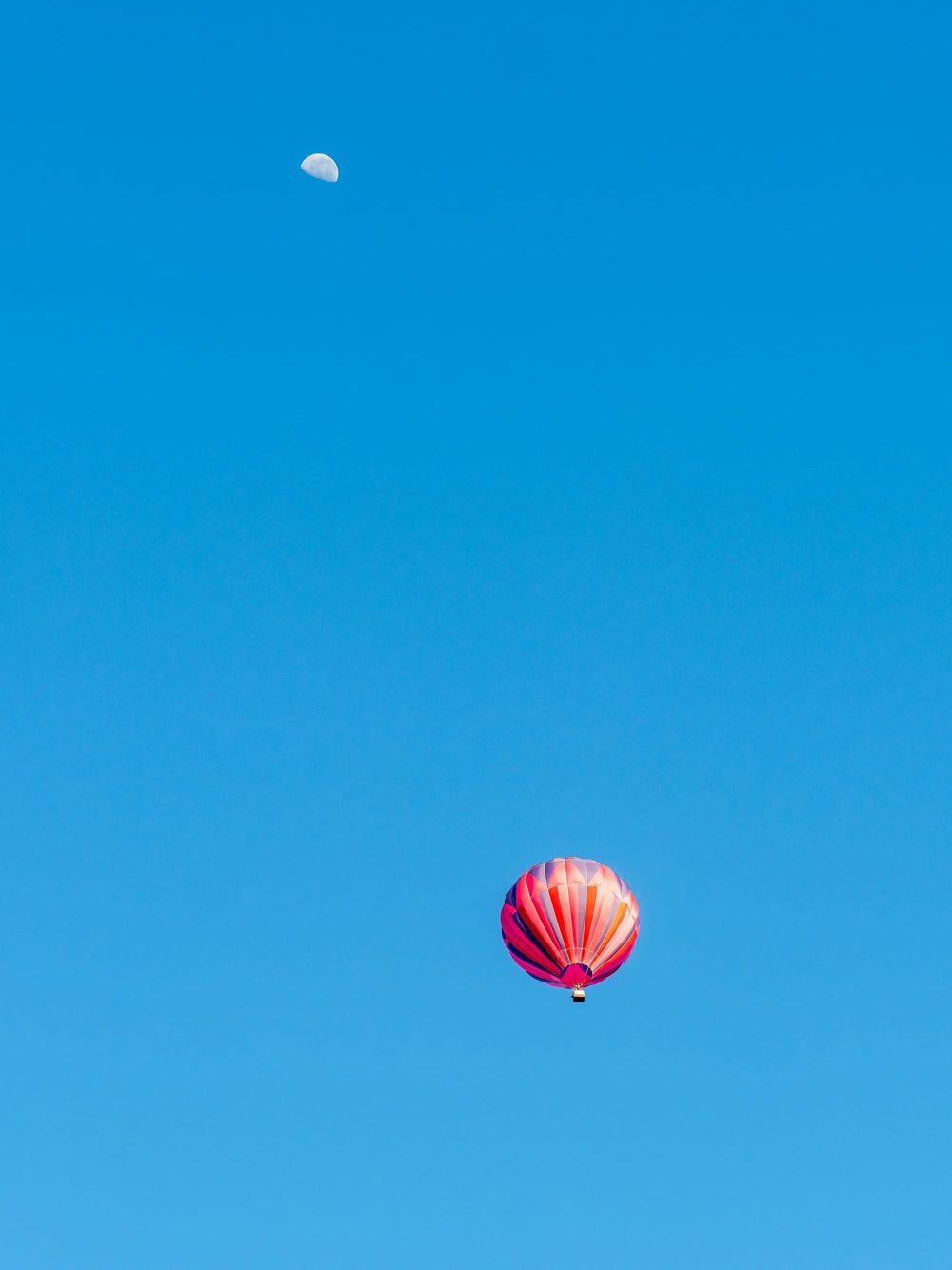 Balloon moon blue sky post image