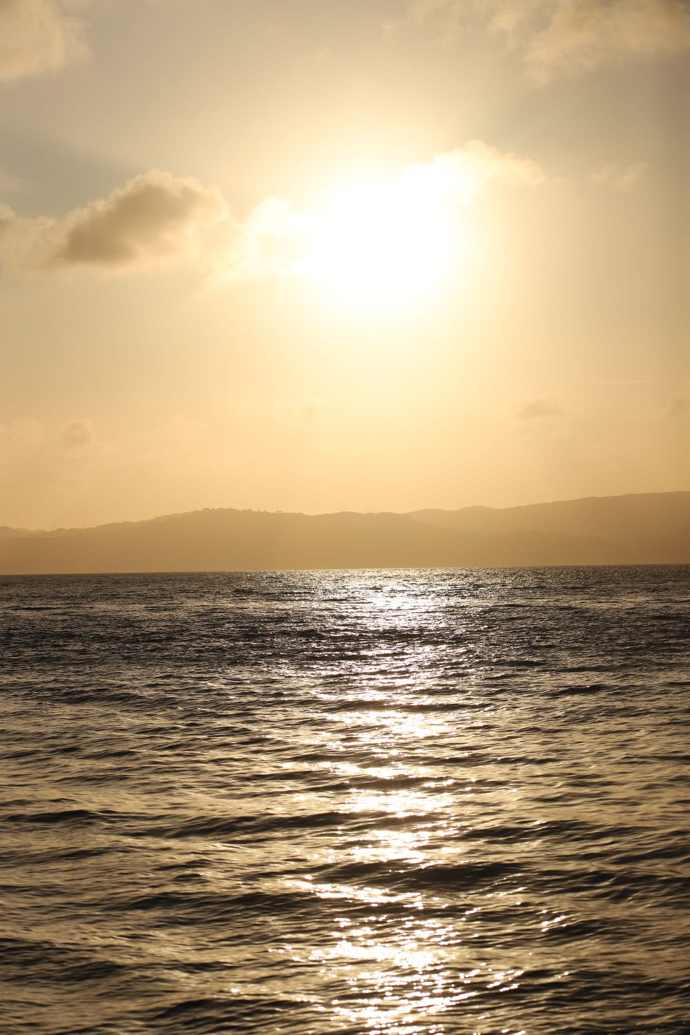 Sunline reflection and ocean calm post image