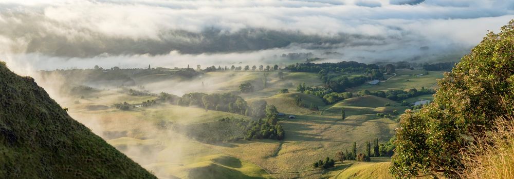 Te Mata peak panorama view post image