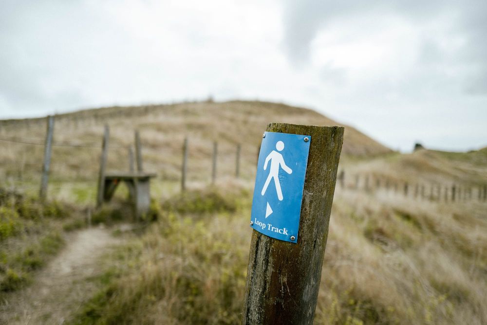 Loop Track signpost post image