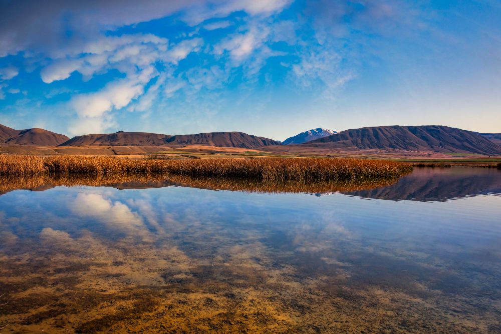 Maori Lake reflection post image