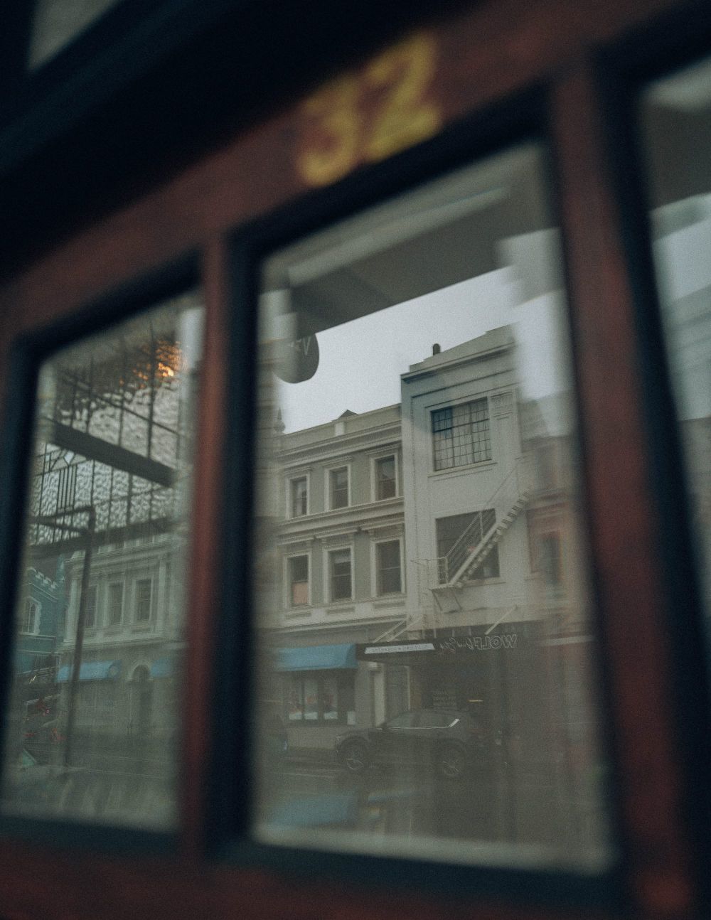 Street reflection post image