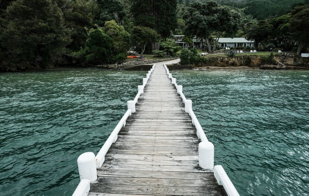 Wooden pier post image