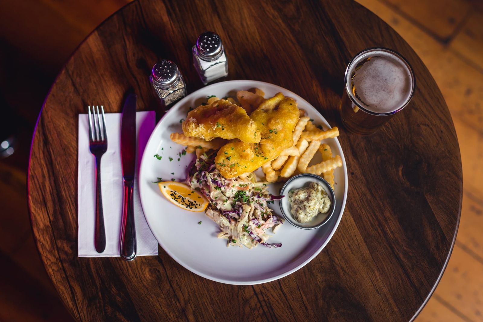 Bristol hotel's fish and chips special