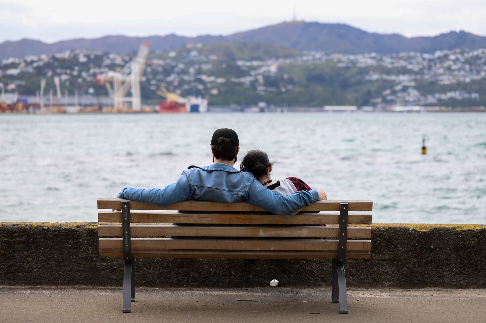 Couple on a bench