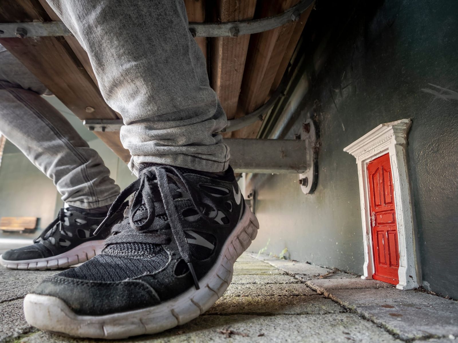 Hamilton gardens piazza tiny door