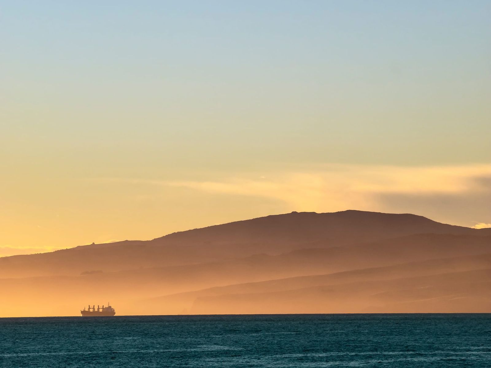 Container ship Port Hills Lyttelton