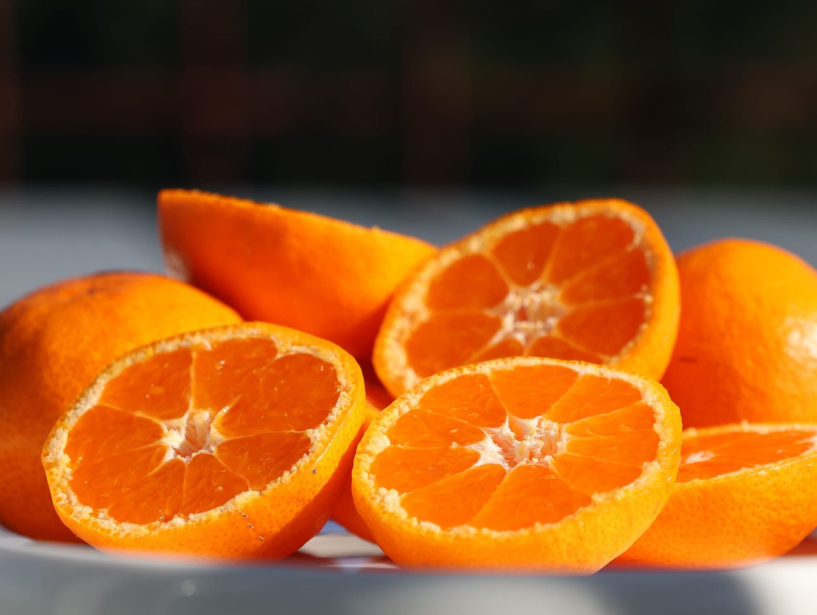 Mandarins ready to eat