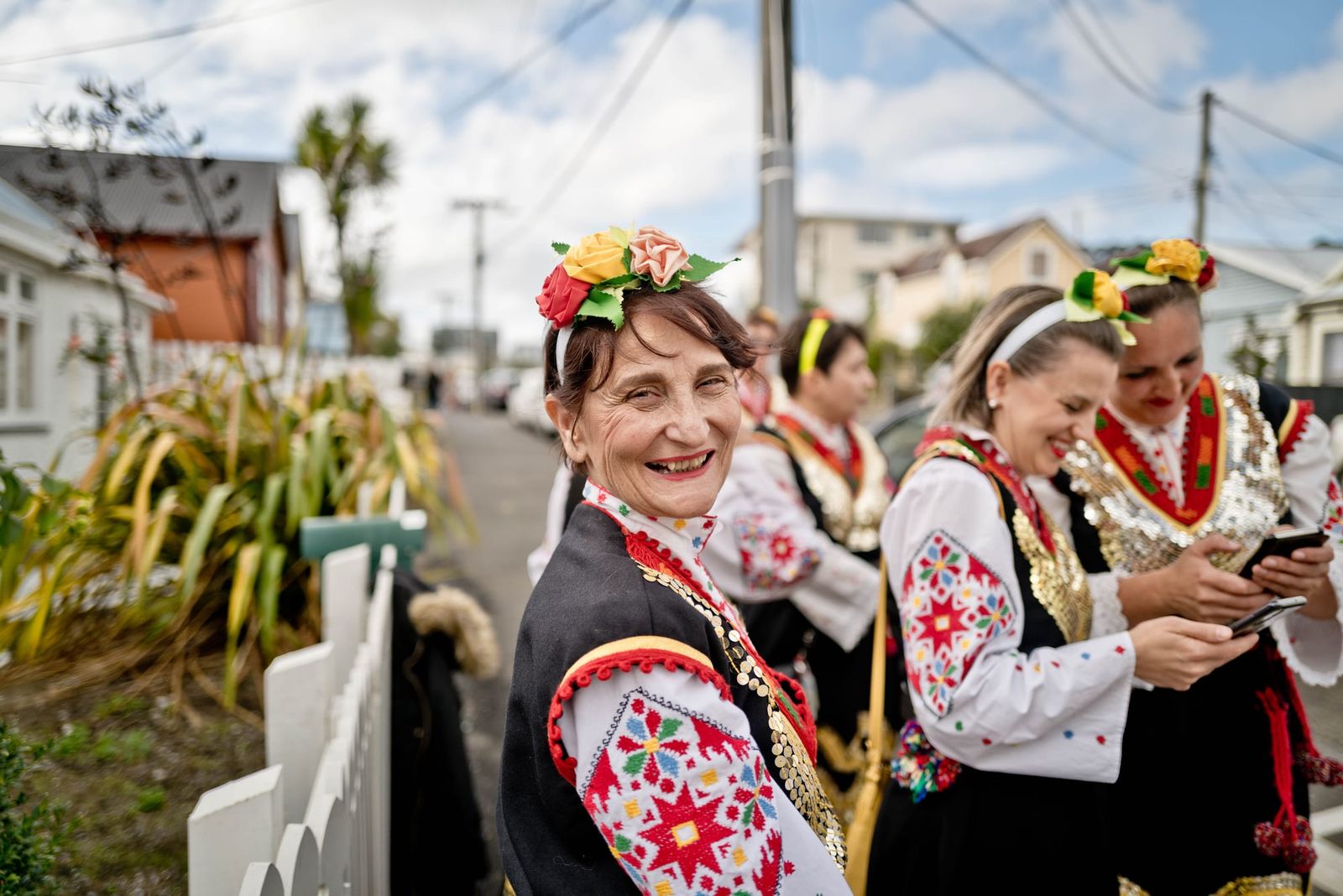 Portrait of a lady in an embroidered dress
