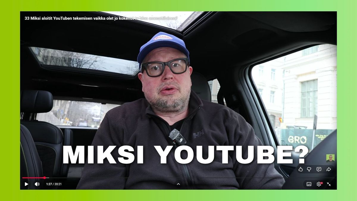 Miksi TV-alan ammattilainen panostaa nyt YouTubeen? – "Oikoteitä onneen ei ole"