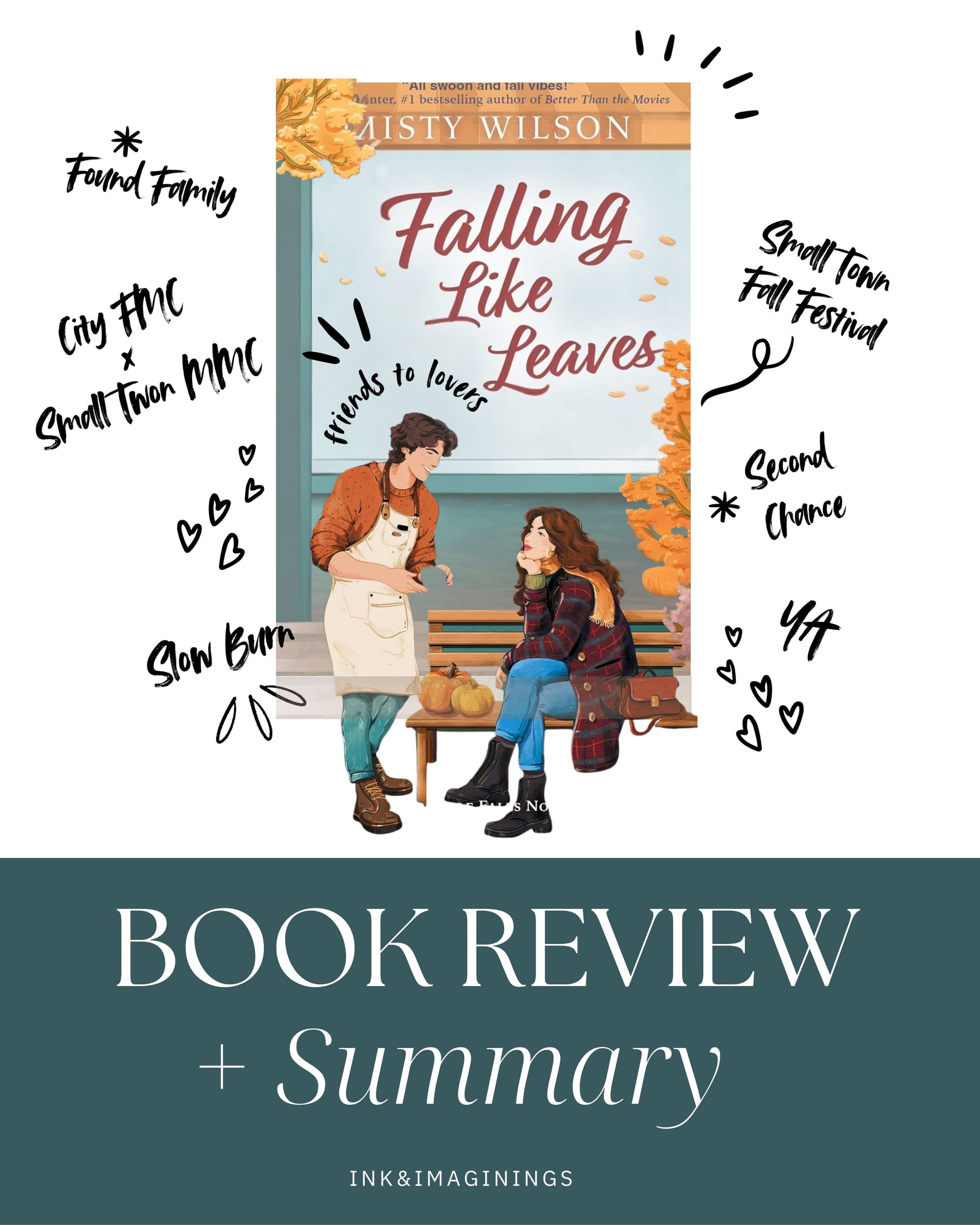 Falling Like Leaves by Misty Wilson Book Review and Summary