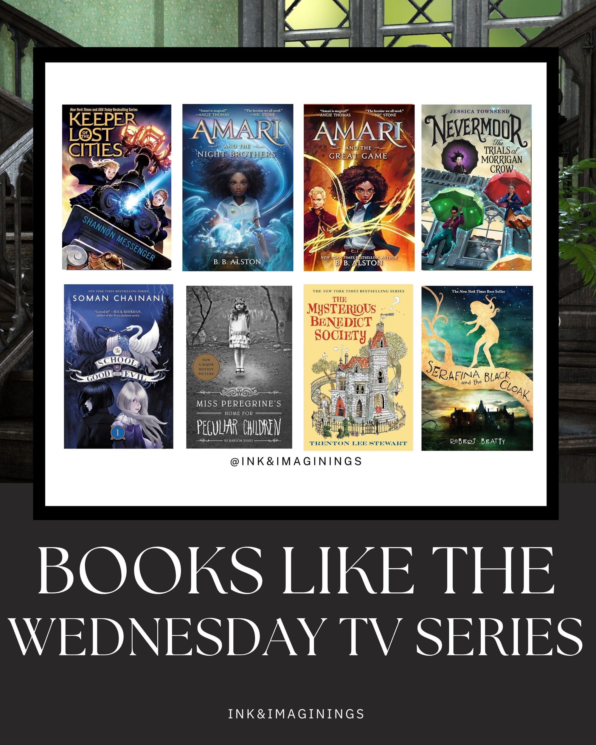 Books to Read if You Liked Wednesday (Middle Grade Edition)