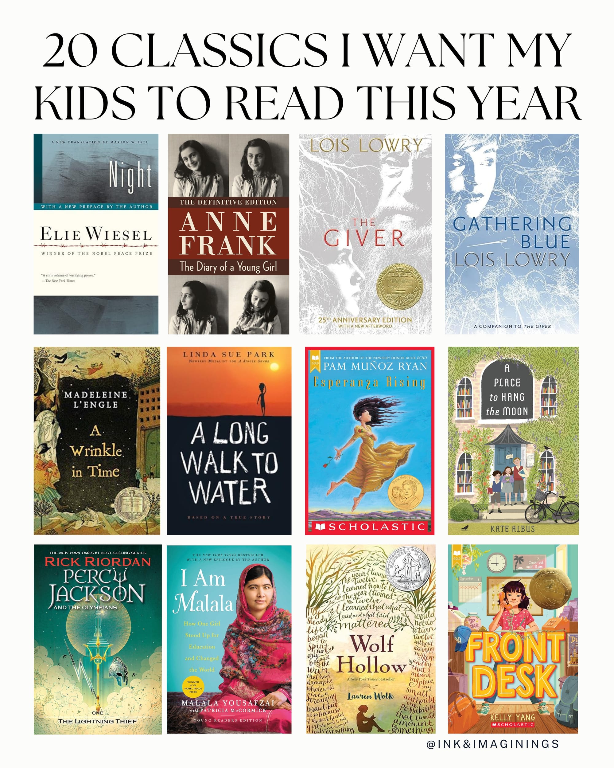 20 Classics I Want My Kids to Read This Year