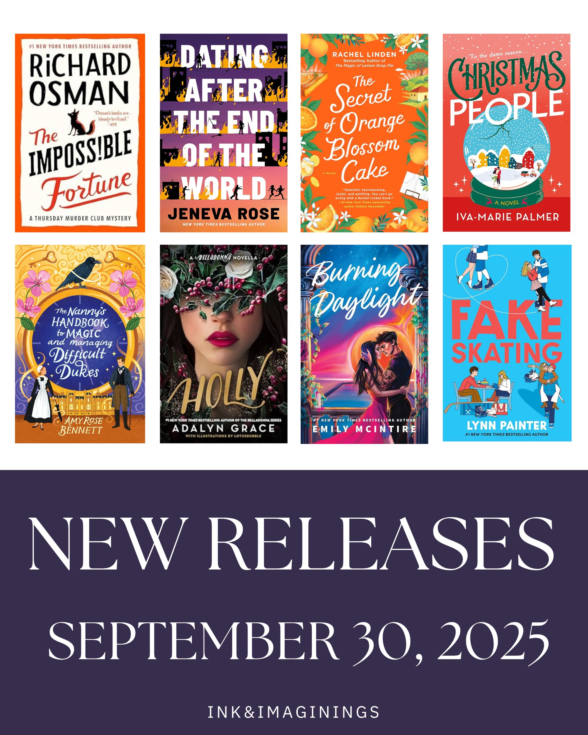 New Book Releases September 30, 2025