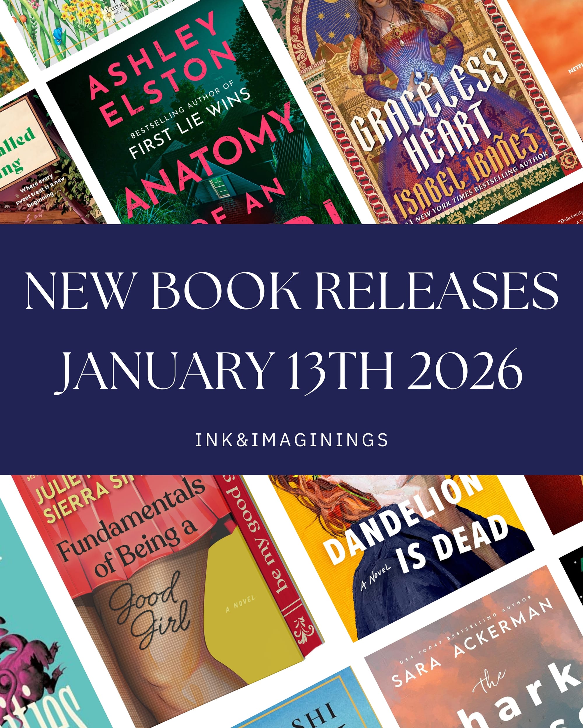 New Book Releases coming out January 13th 2026