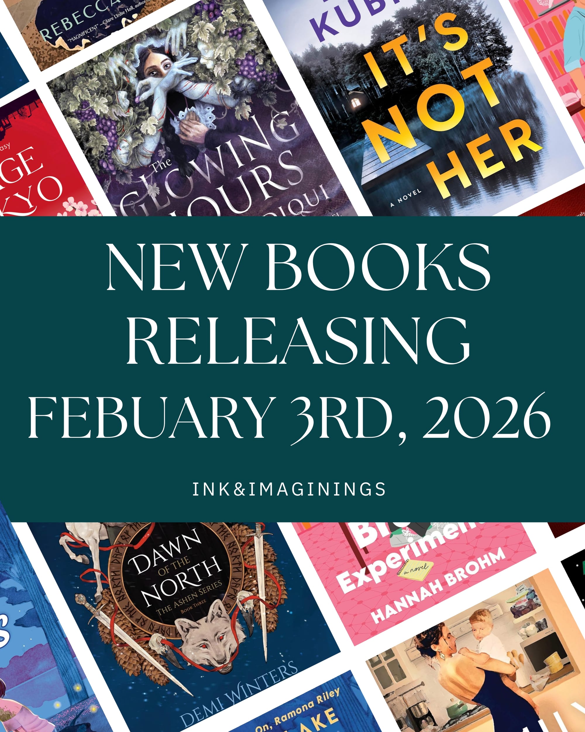 New Book Releases Coming February 3, 2026
