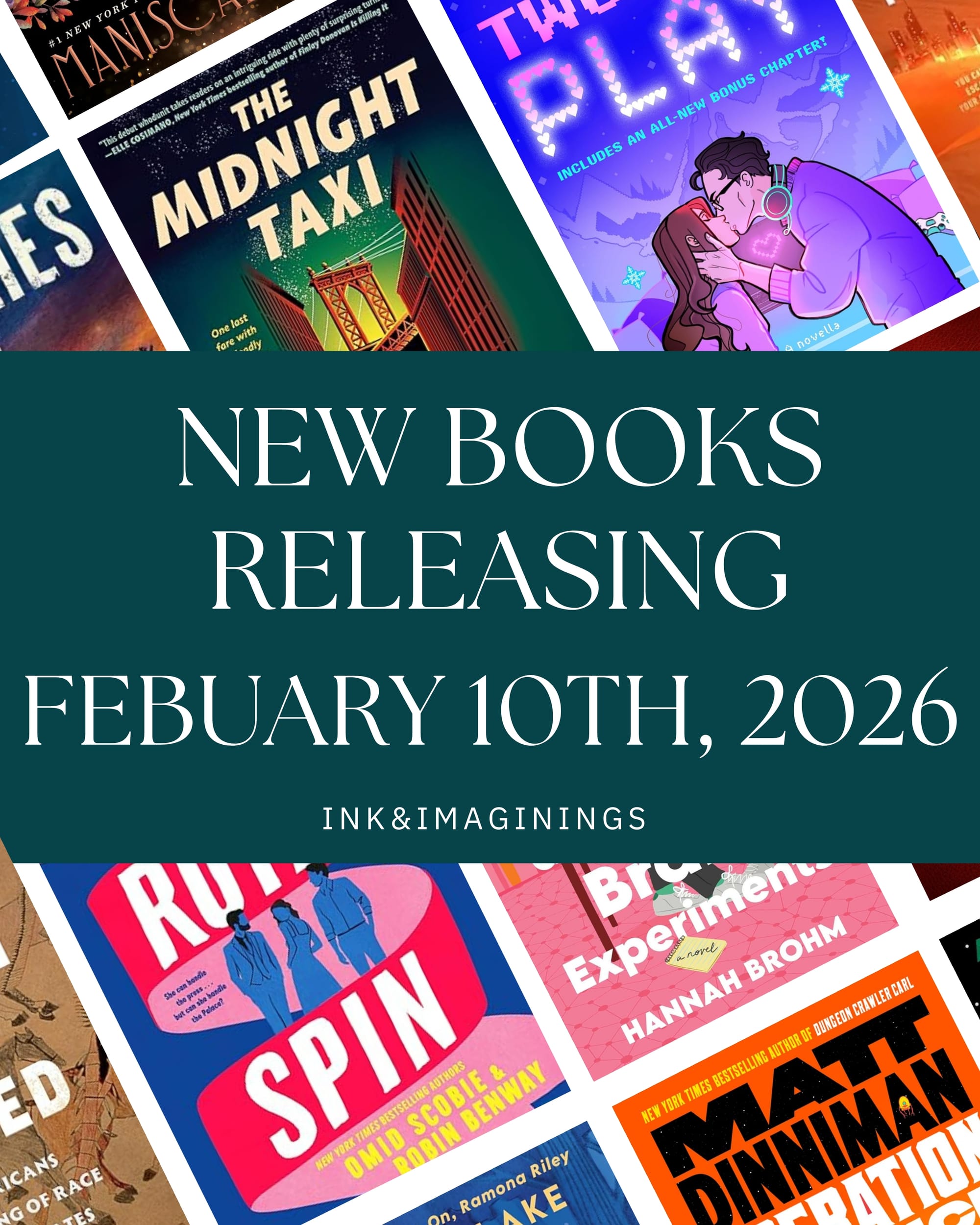 New Book Releases Coming Out February 10th, 2026