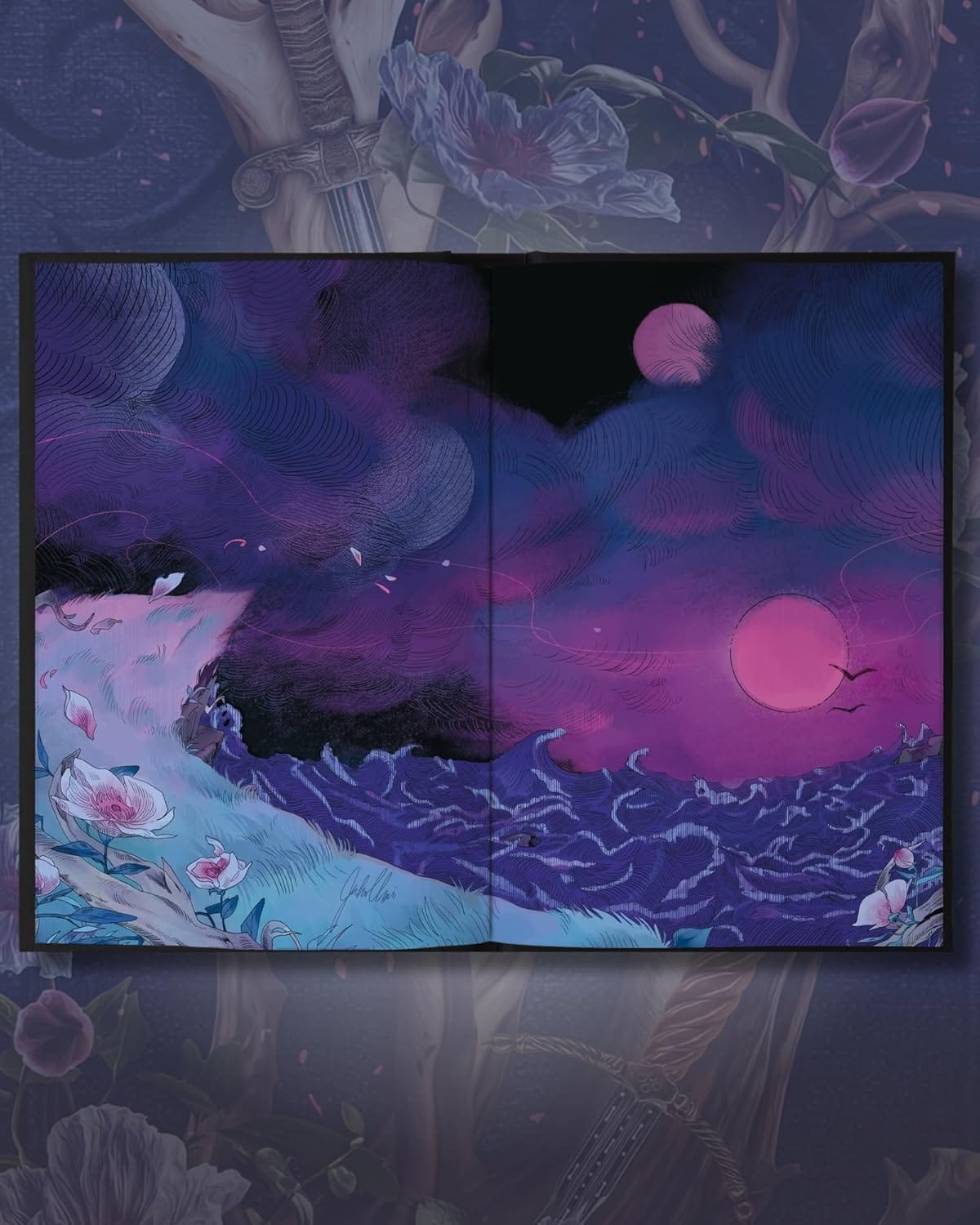 Artwork in Deluxe Limited Edition of Rites of the Starling by Devney Perry