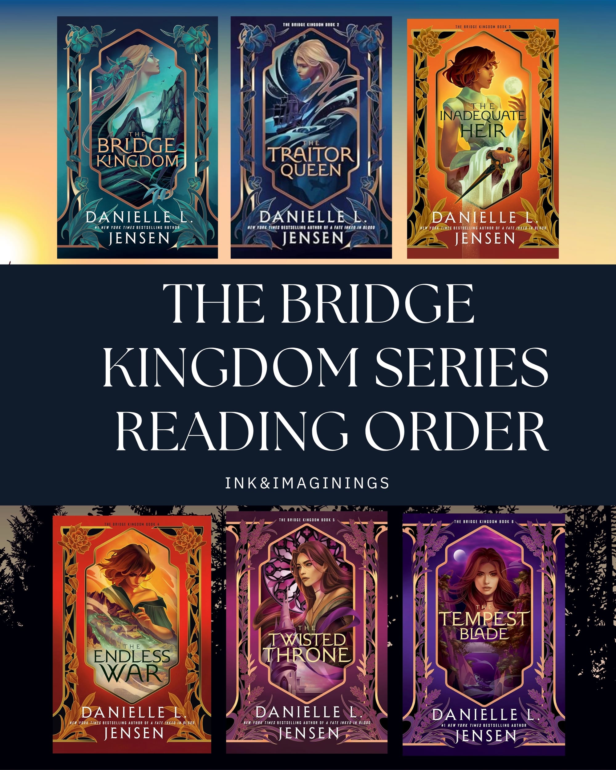 Bridge Kingdom Reading Order: All 6 Books by Danielle L. Jensen (Complete Series Guide)