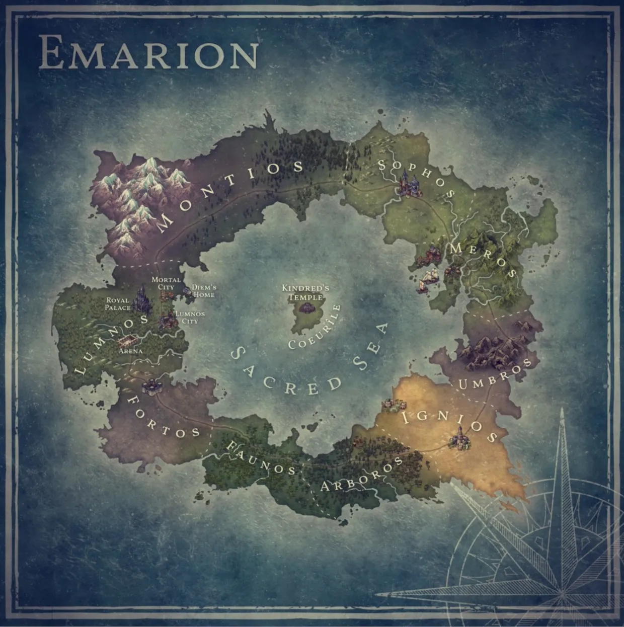 Everflame world map