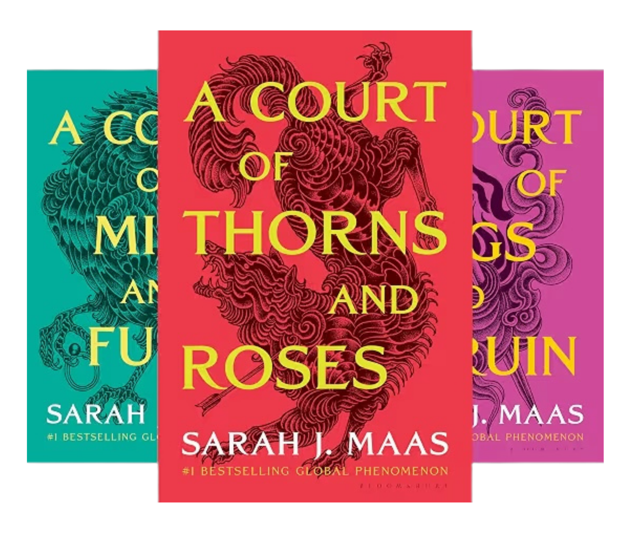 ACOTAR book covers