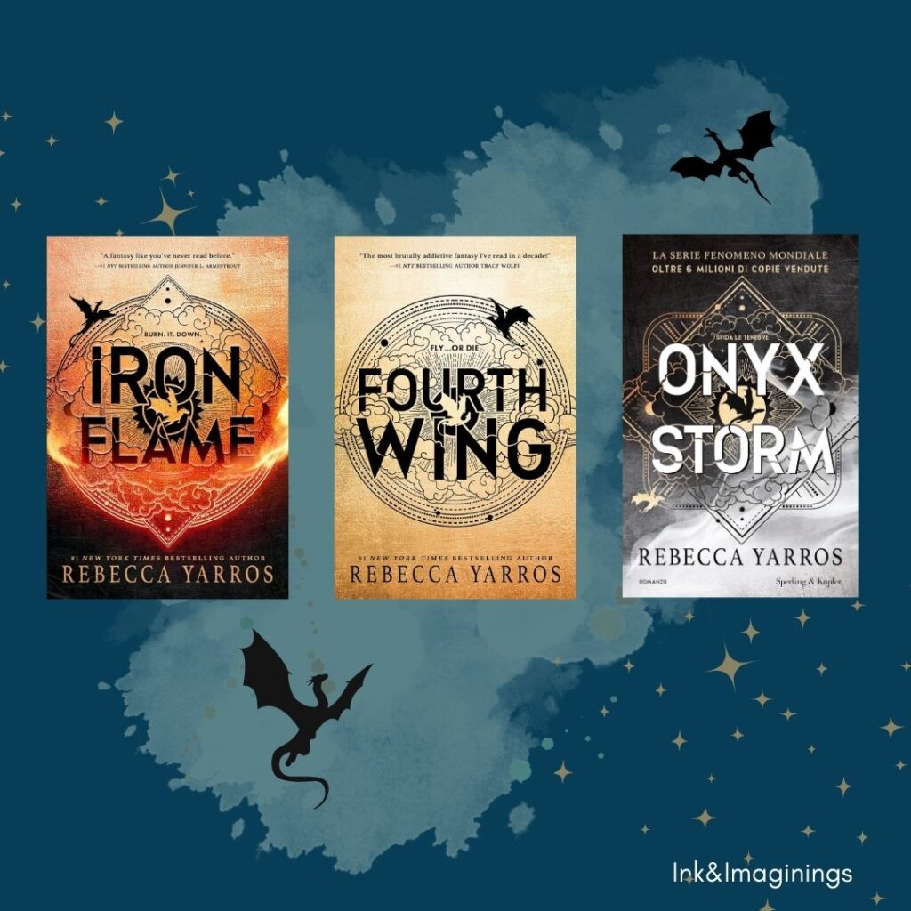 The Empyrean series by Rebecca Yarros — Fourth Wing, Iron Flame, and Onyx Storm book guide