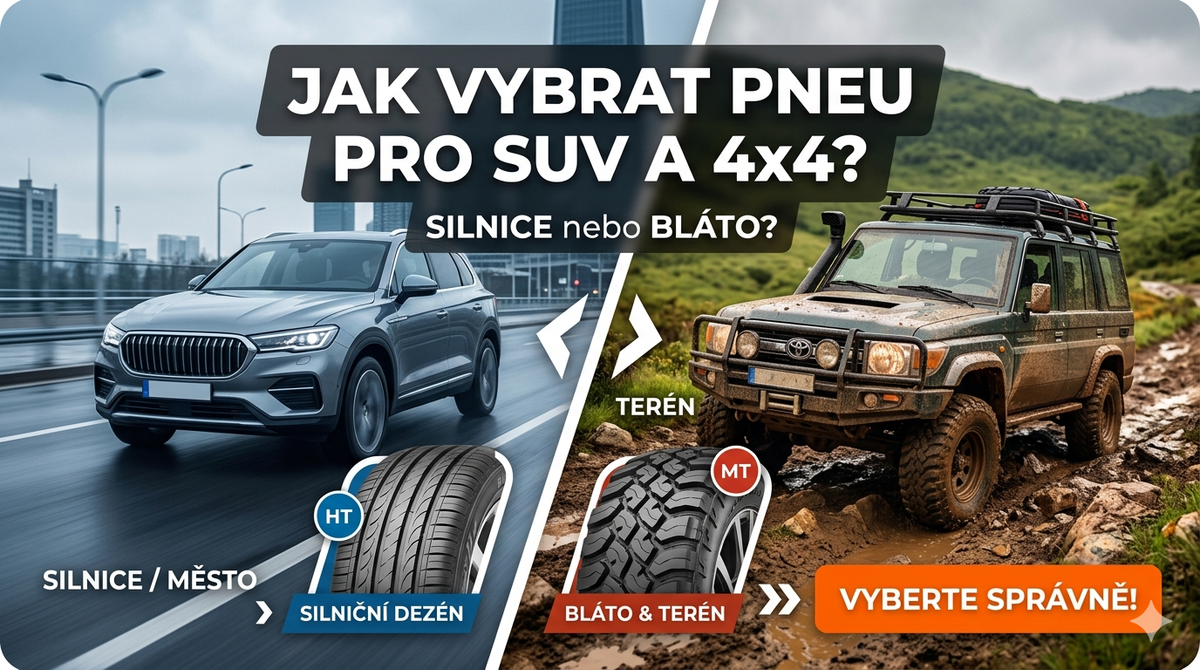 Obutí rozhoduje: Jak vybrat správné pneumatiky pro vaše SUV či offroad?