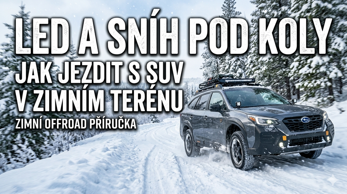 Led a sníh pod koly: Jak jezdit s SUV v zimním terénu