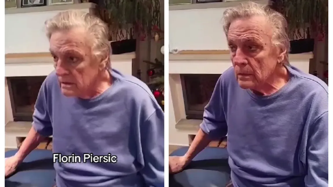 Primele imagini cu Florin Piersic după ce s-a retras la mănăstire. Marele actor e de nerecunoscut! VIDEO