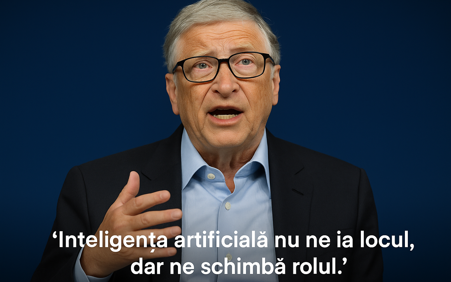 Bill Gates: „Inteligența artificială nu ne ia locul, dar ne schimbă rolul.” ce se întâmplă cu medicii și profesorii?