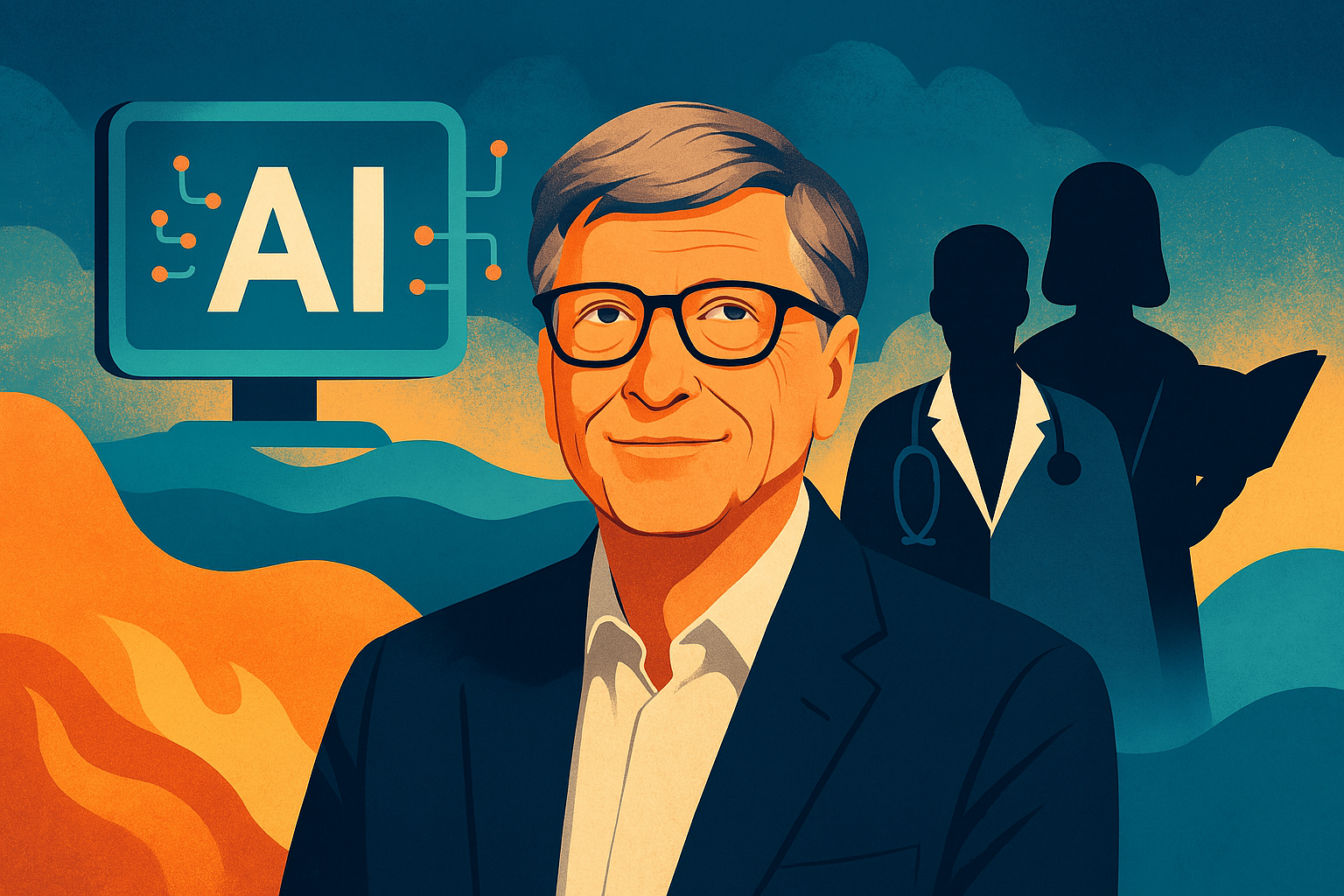 Bill Gates: „AI-ul va înlocui medici și profesori în următorii 10 ani”