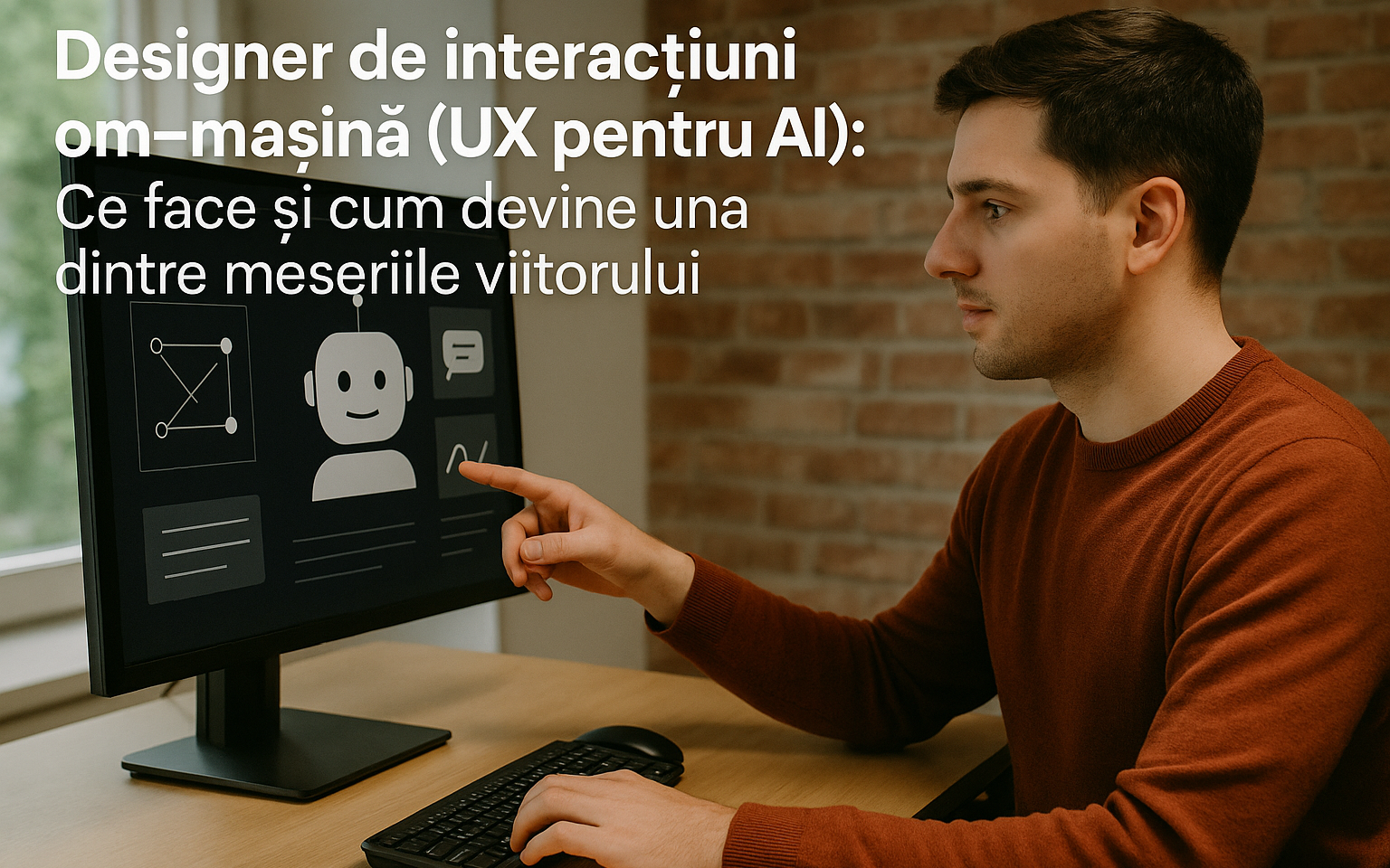 Designer de interacțiuni om–mașină (UX pentru AI): Ce face și cum devine una dintre meseriile viitorului