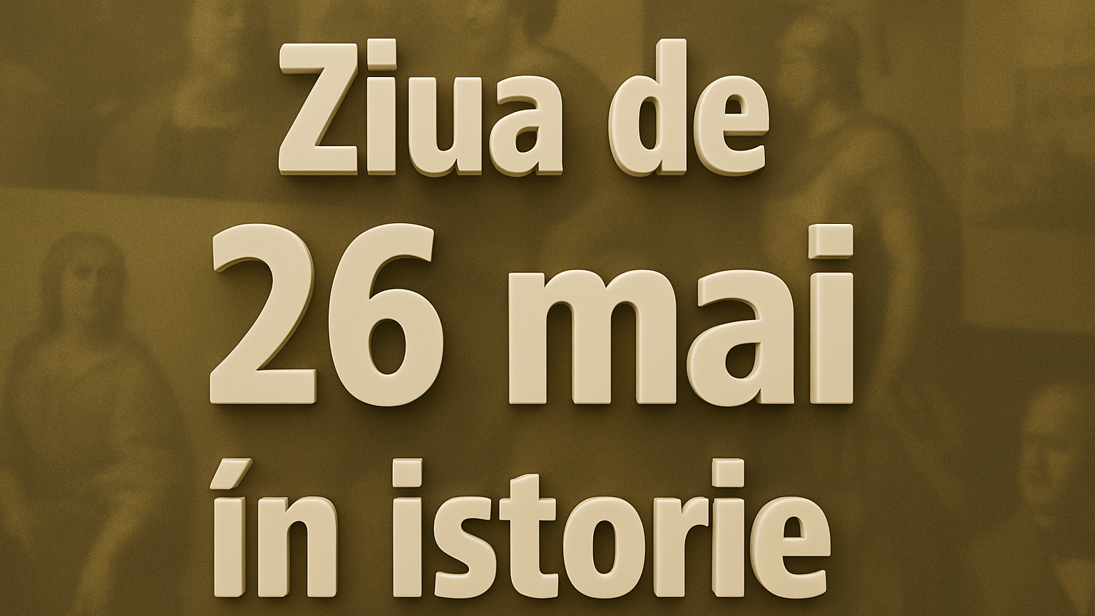Ziua de 26 Mai în istorie