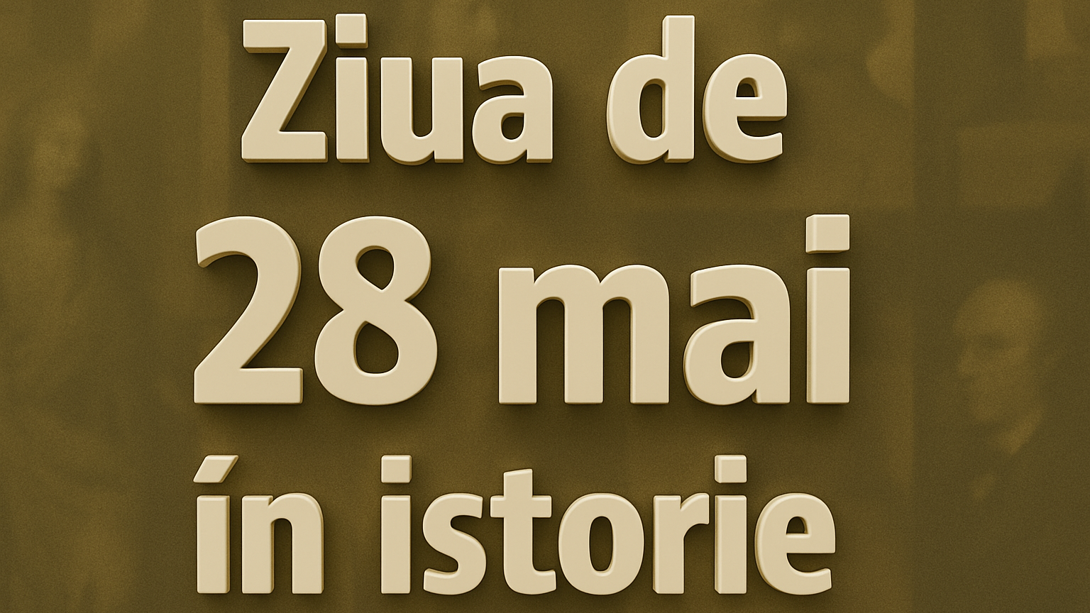 Ziua de 28 mai în istorie
