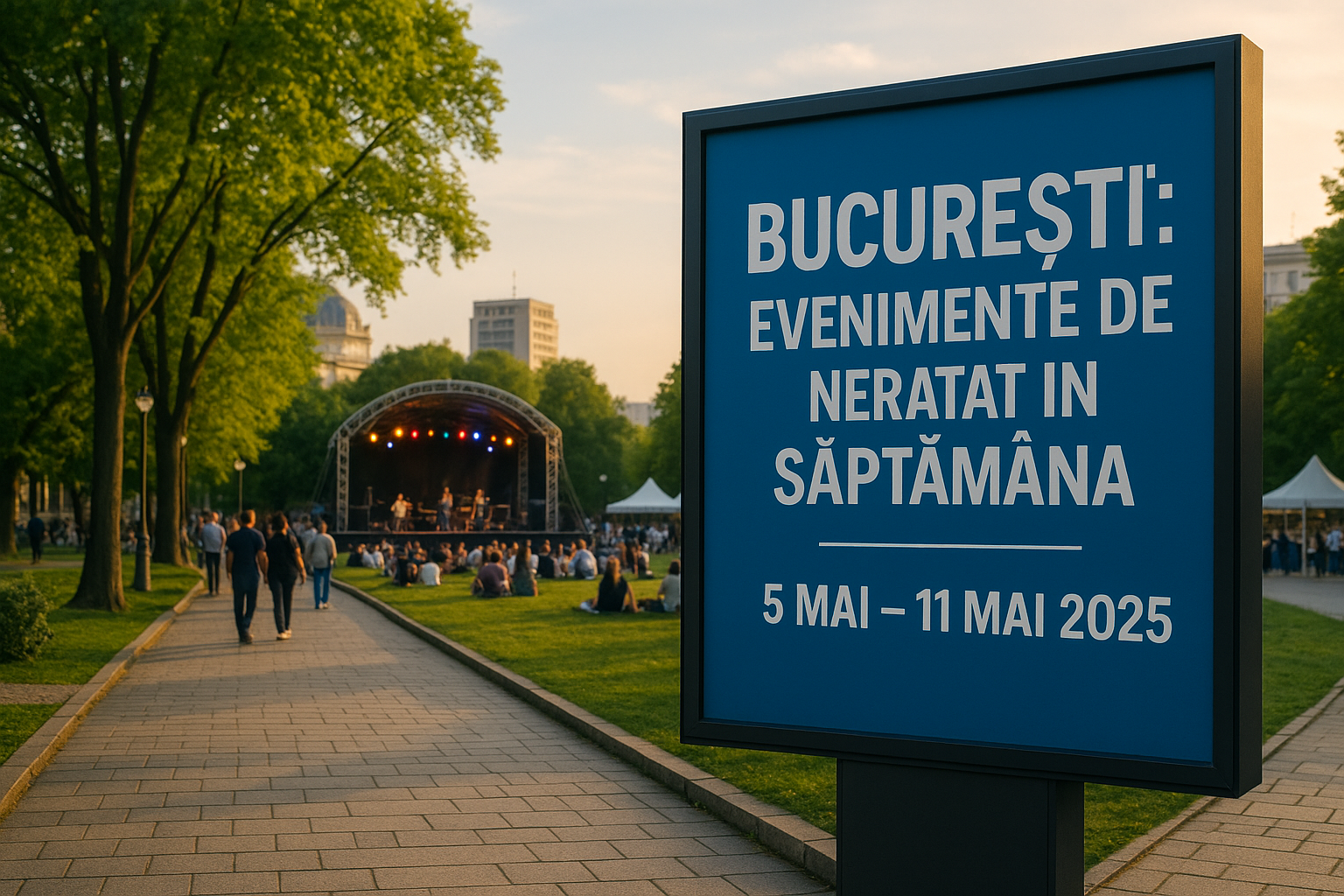 București: evenimente de neratat în săptămâna 5 mai – 11 mai 2025