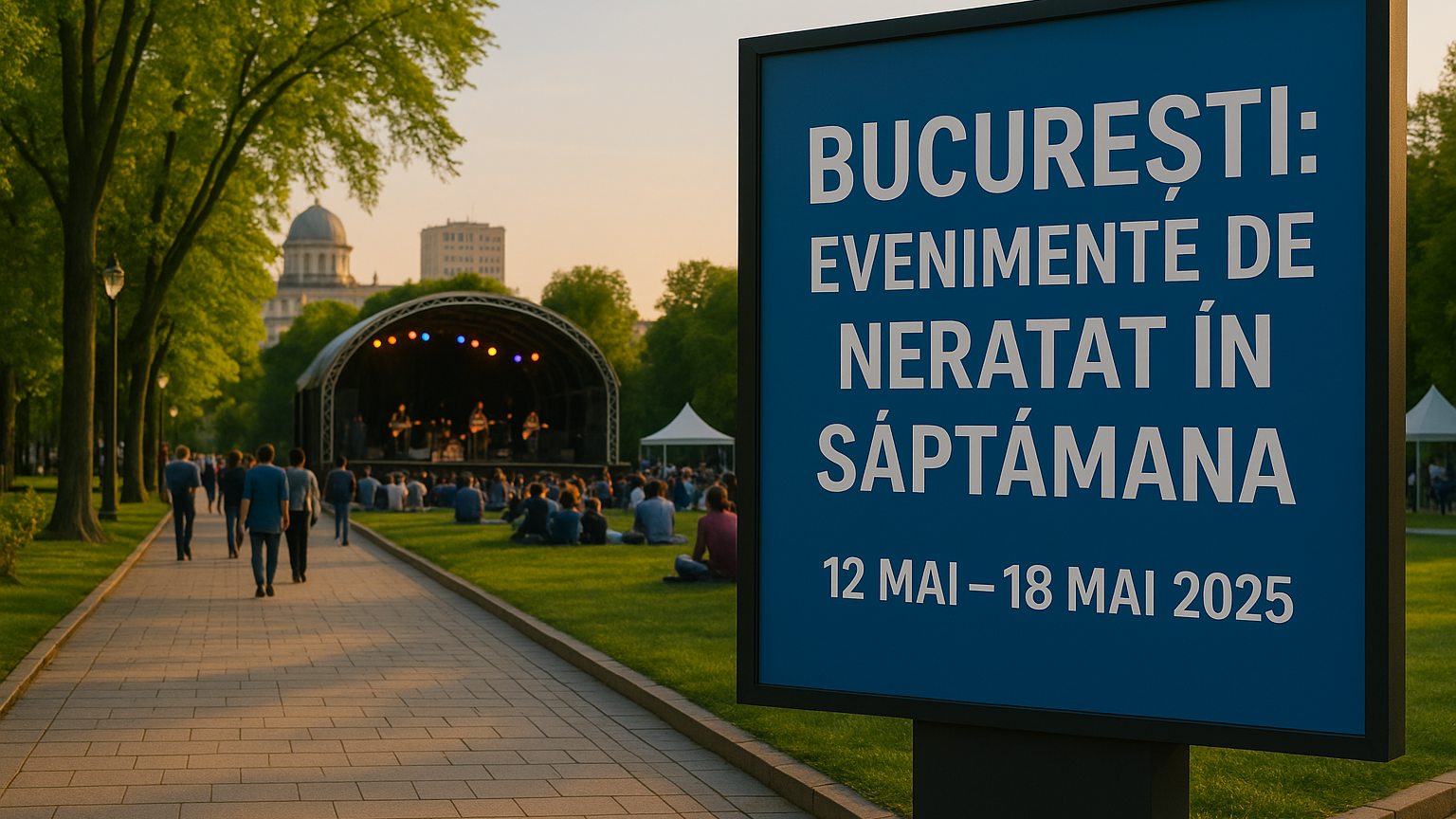 București: evenimente de neratat în săptămâna 12 mai – 18 mai 2025