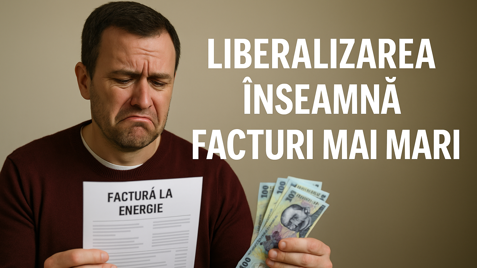 Facturile la energie se schimbă radical de la 1 iulie: cei cu consum mic vor plăti chiar dublu