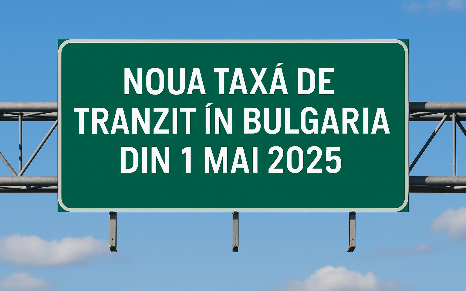 Noua taxă de tranzit în Bulgaria din 1 mai 2025: Ce trebuie să știe șoferii români